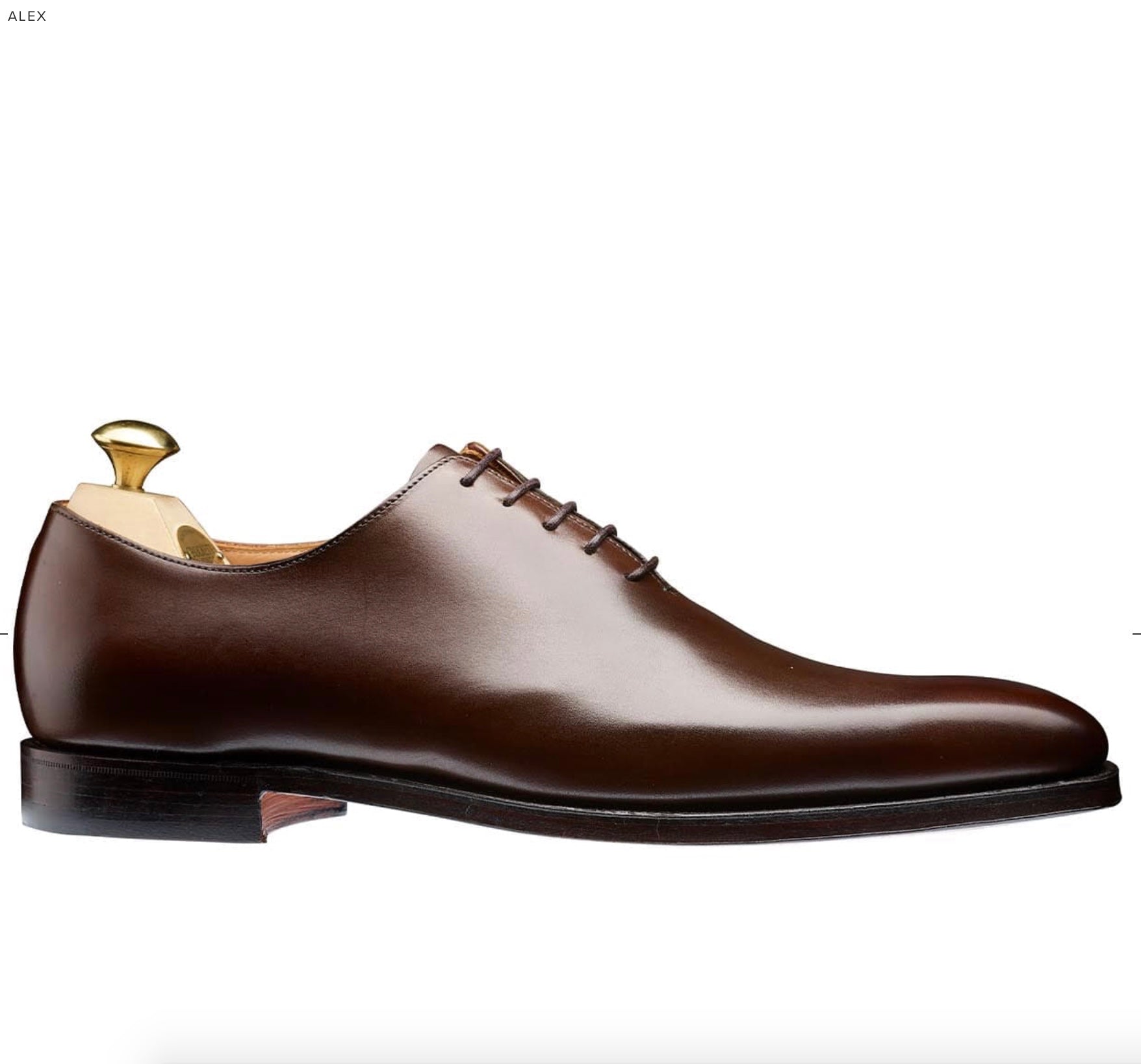 Crockett & Jones Alex(Dark Brown Burnished Calf)