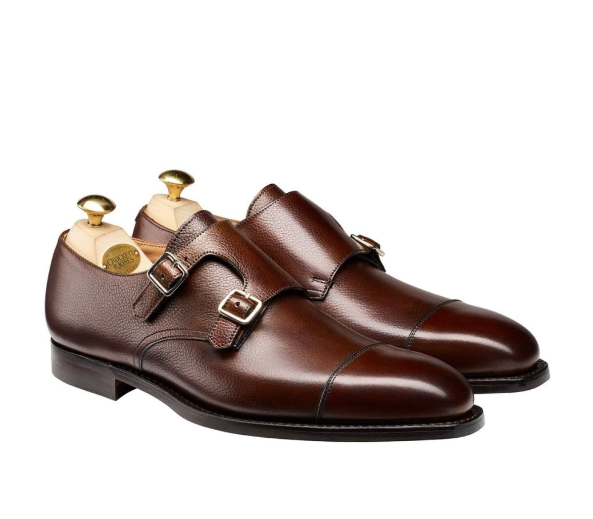 Crockett & Jones Lowndes (Dark Brown Pebble Grain)