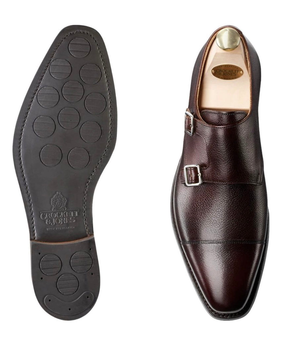Crockett & Jones Lowndes (Dark Brown Pebble Grain)
