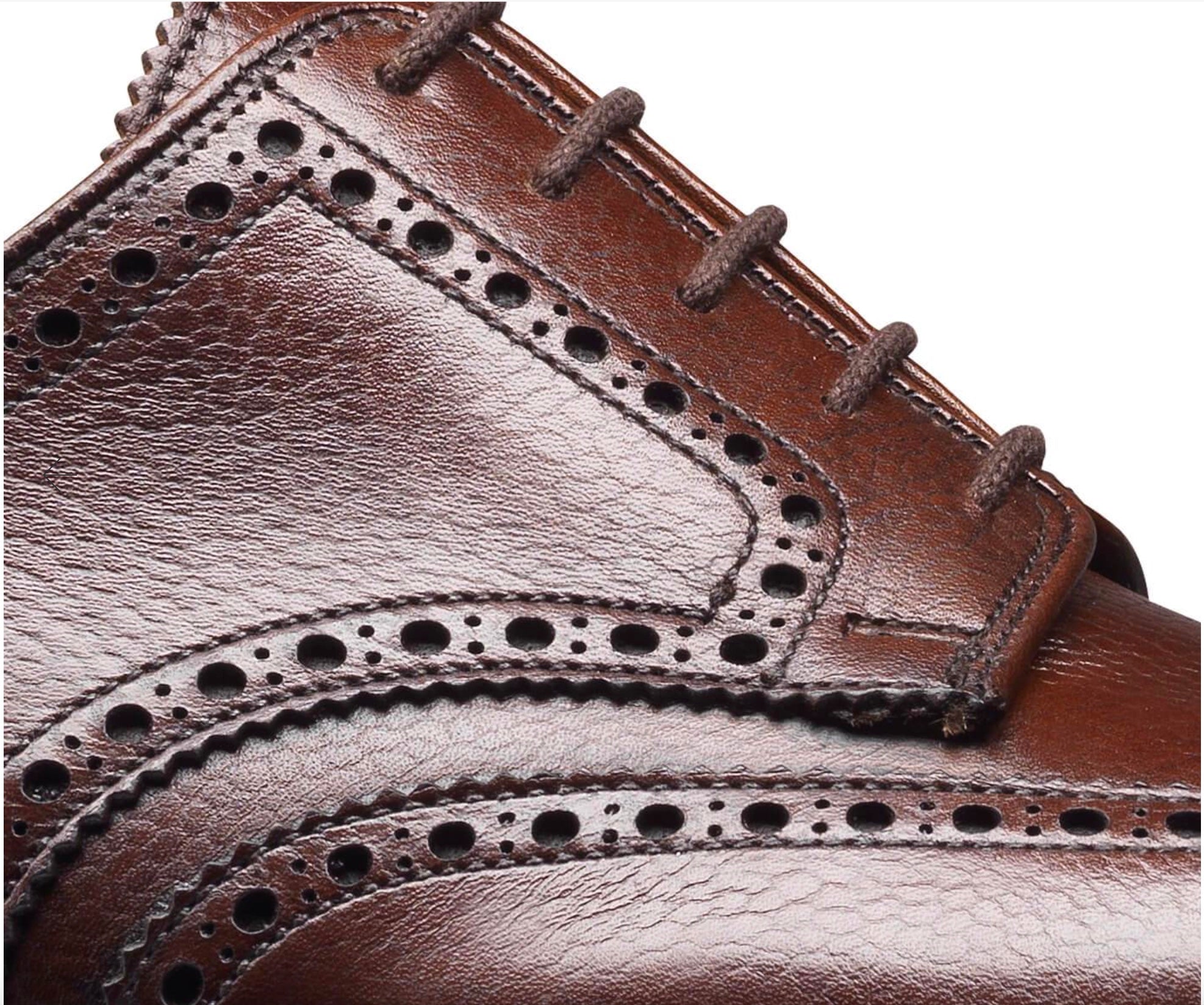 Crockett & Jones Pembroke (Dark Brown Leather pebble grain brogue)