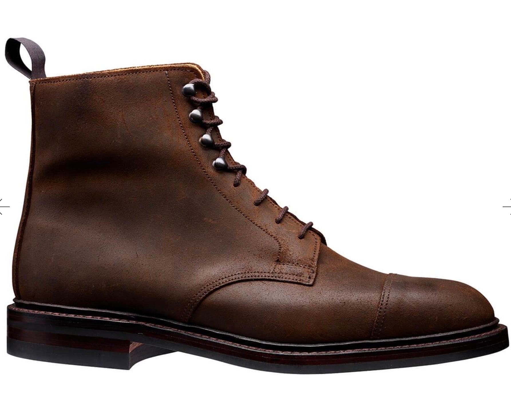 Crockett & Jones Coniston (Dark Brown Rough Out Suede )