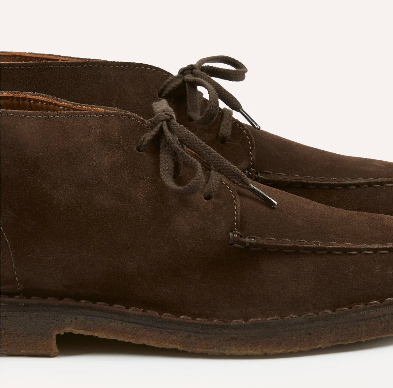 Crosby Moc-Toe Chukka Boot Brown Suede