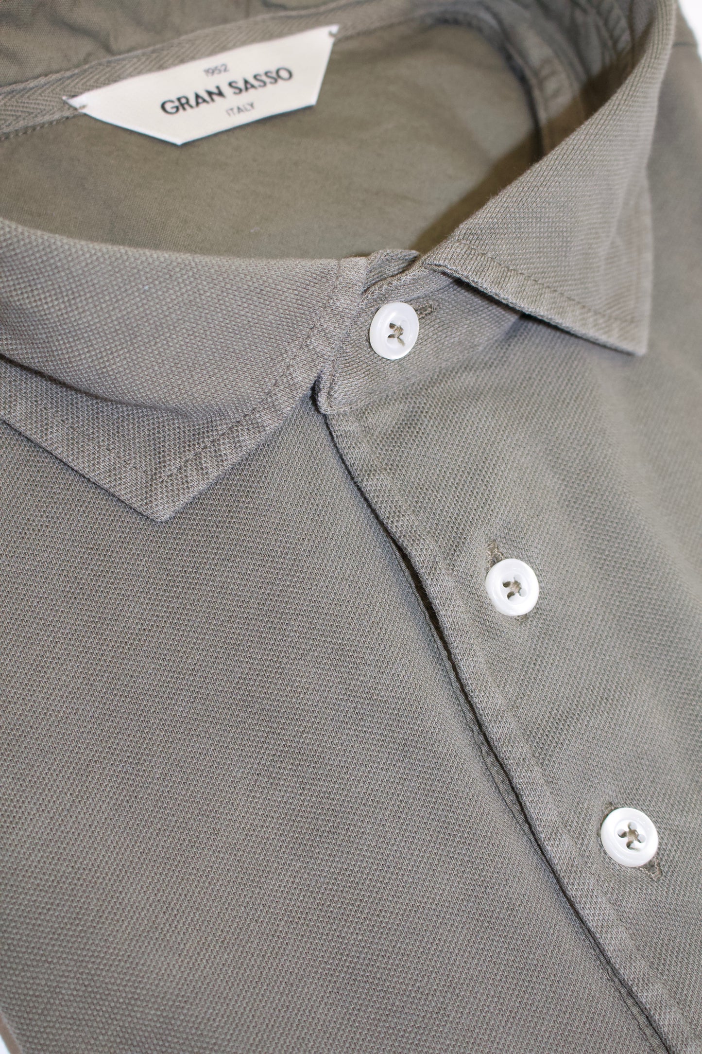Gran Sasso Cotton Polo, Military5