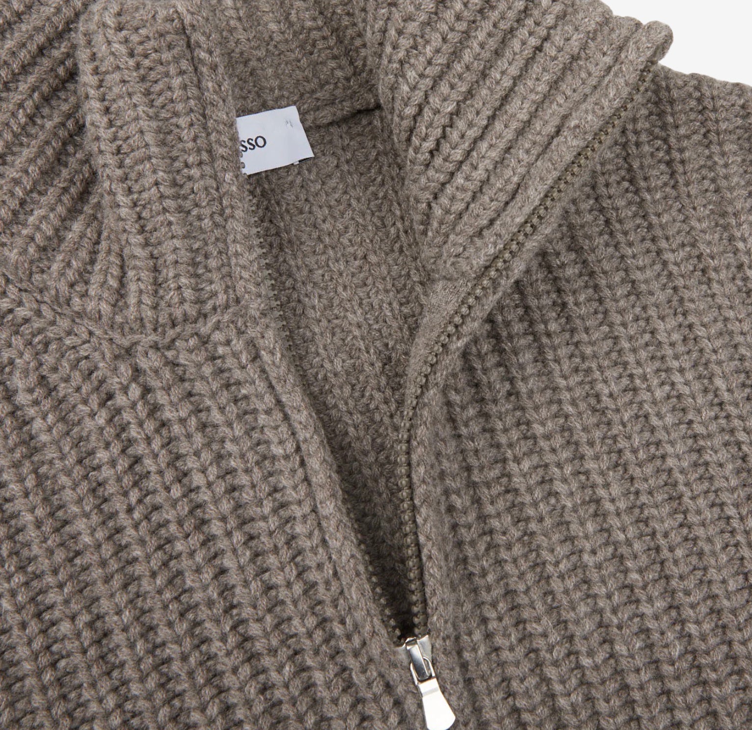 Gran Sasso Full Zip Taupe2