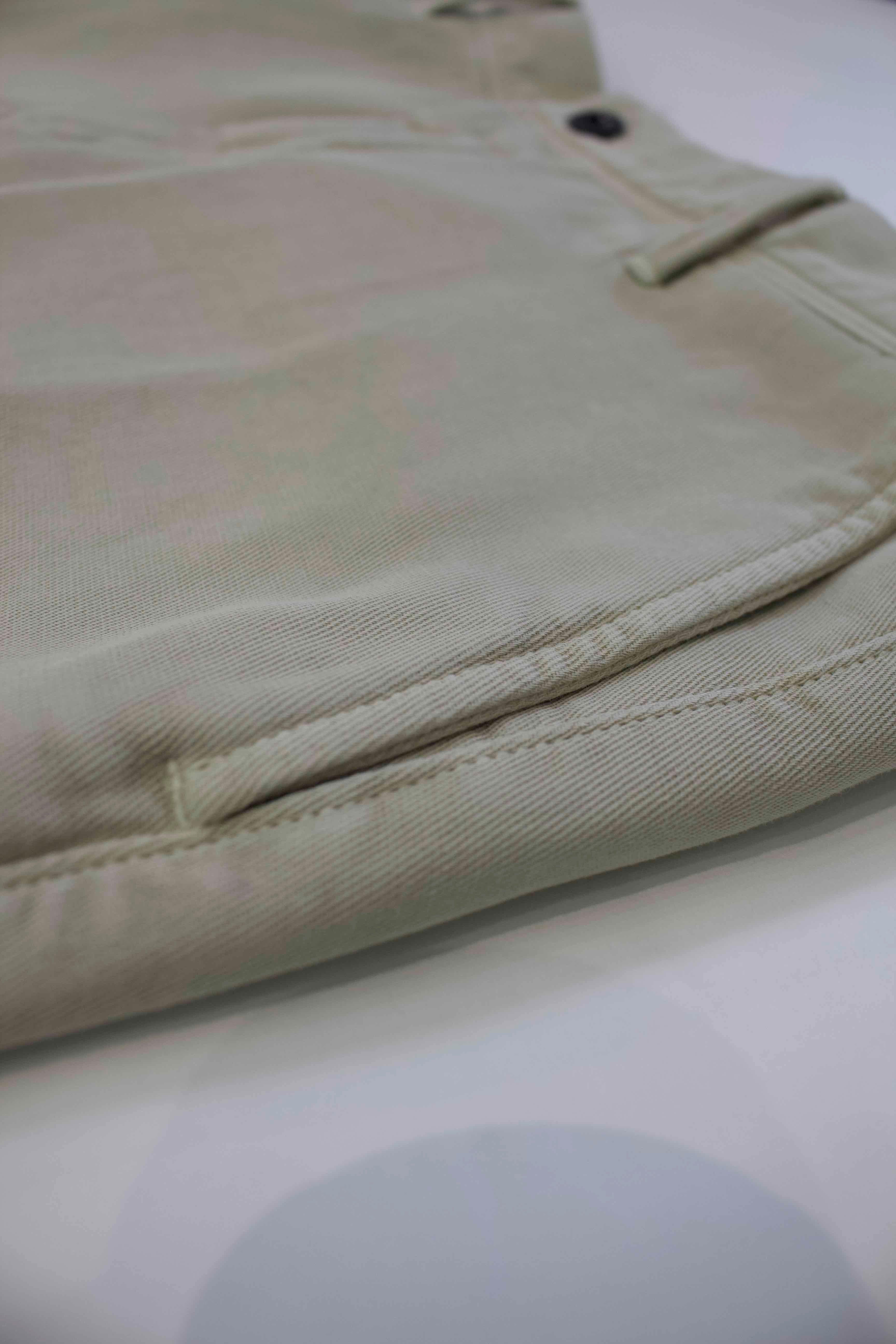 Incotex 'Slacks' Slim Fit Cotton Twill Chino, Cream