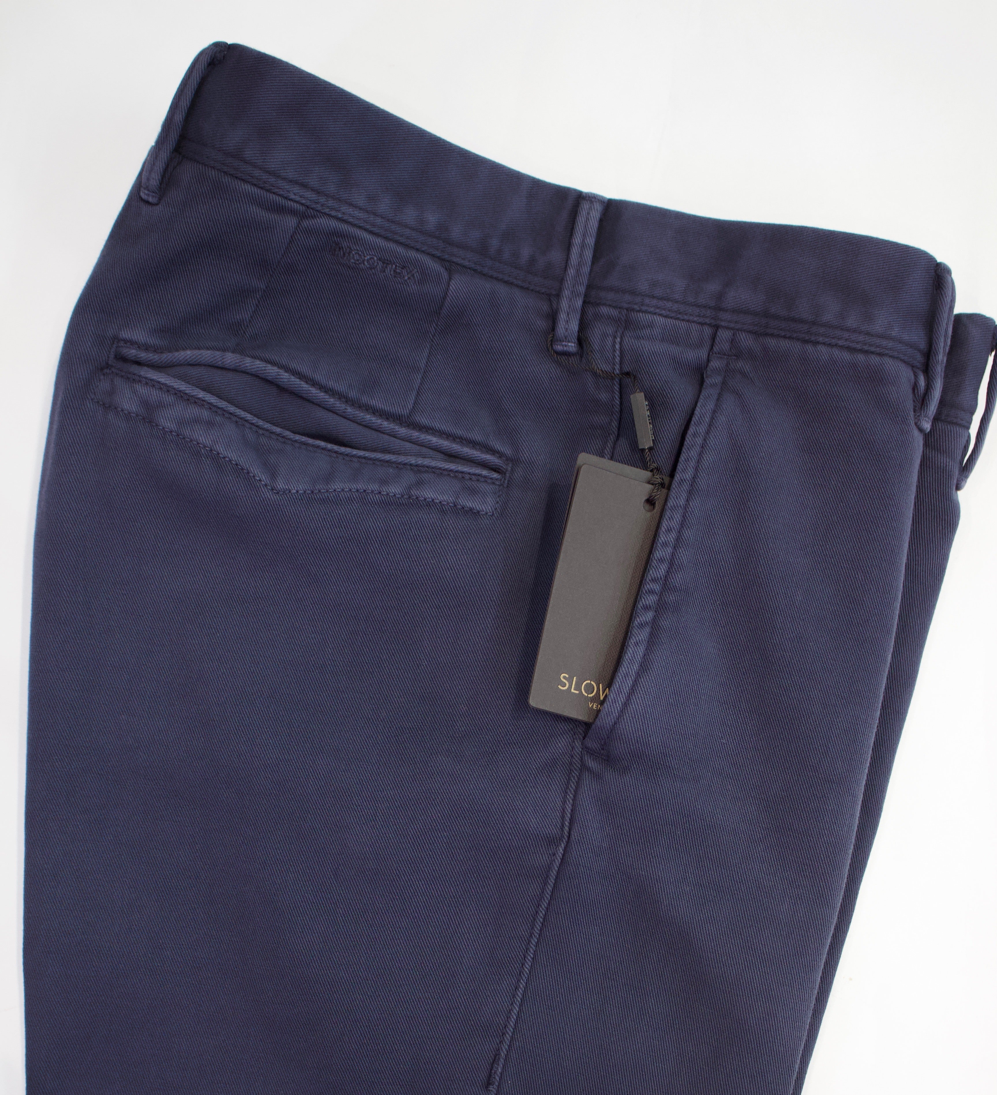 Incotex Stretch Cotton Twill Chino, Dark Blue5