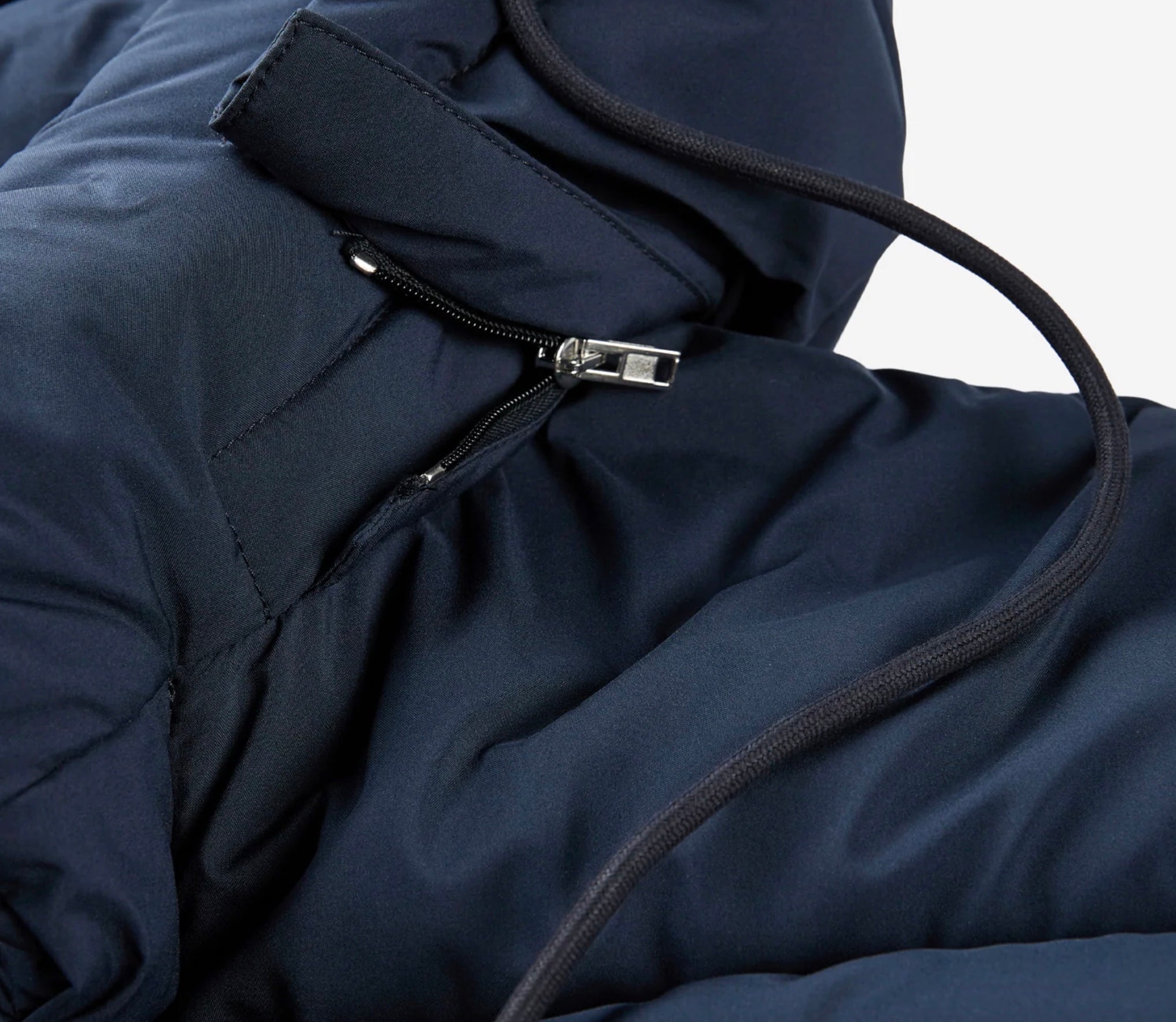 Slowear Technical Padded Down Coat Navy3
