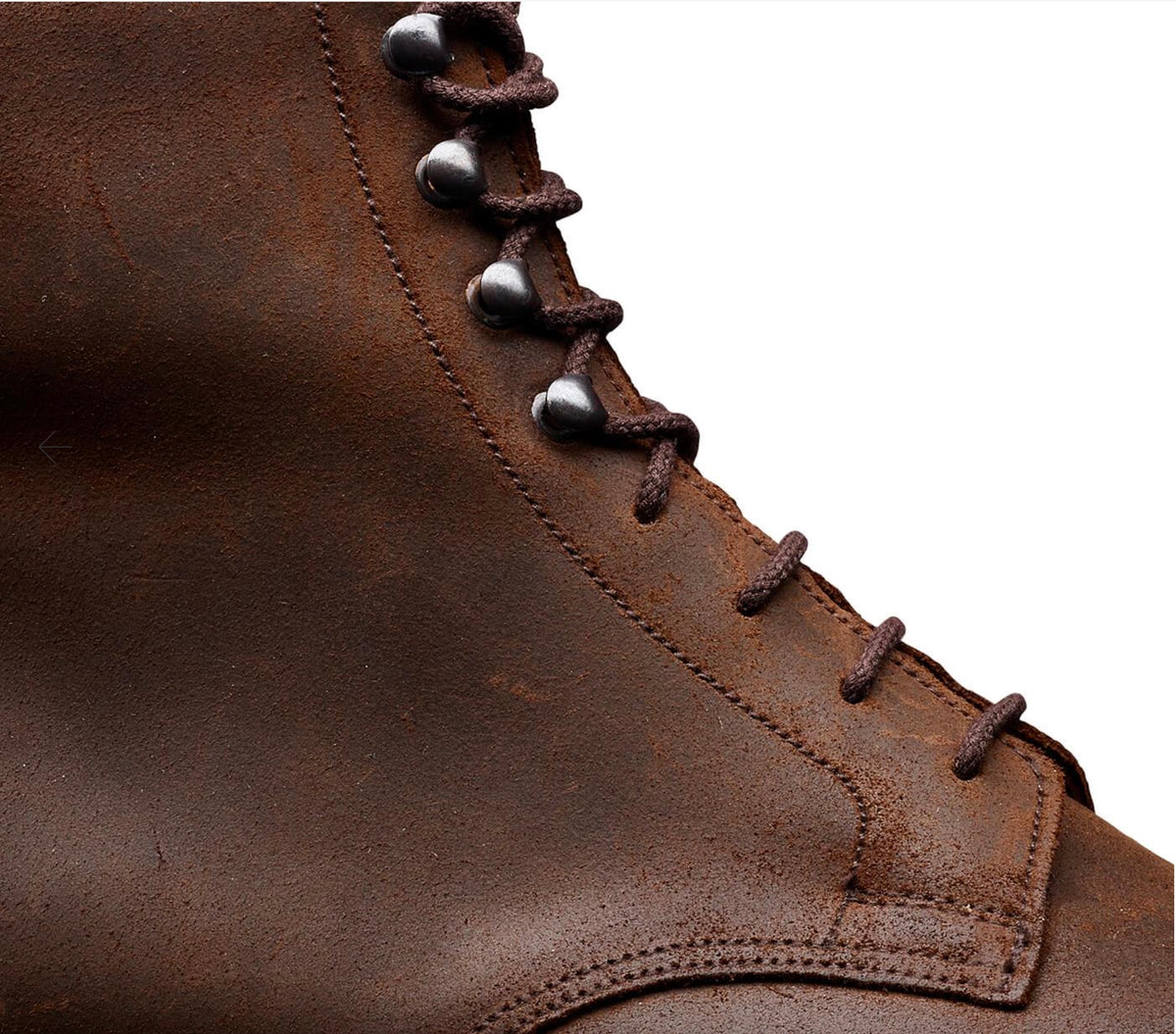 Crockett & Jones Coniston (Dark Brown Rough Out Suede )