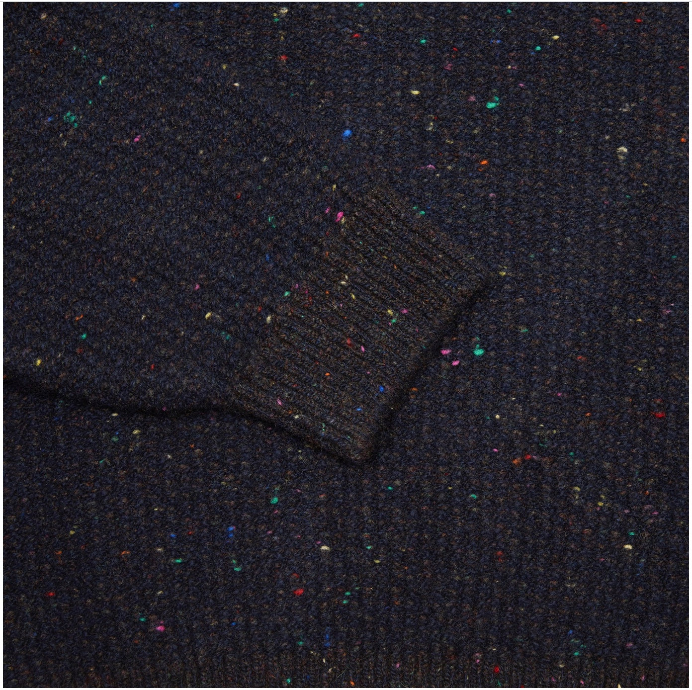 Inis Meain Breidin Cashmere Sweater (Navy Mix)