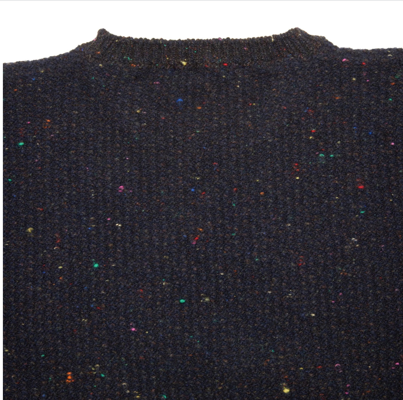 Inis Meain Breidin Cashmere Sweater (Navy Mix)