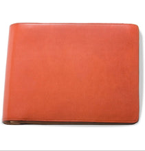 Load image into Gallery viewer, Il Bussetto Large Bi-fold Wallet (Orange)
