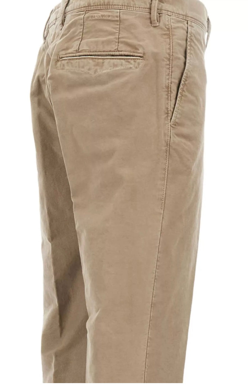 Incotex 'Slacks' Slim Fit Cotton Twill Chino,Tan