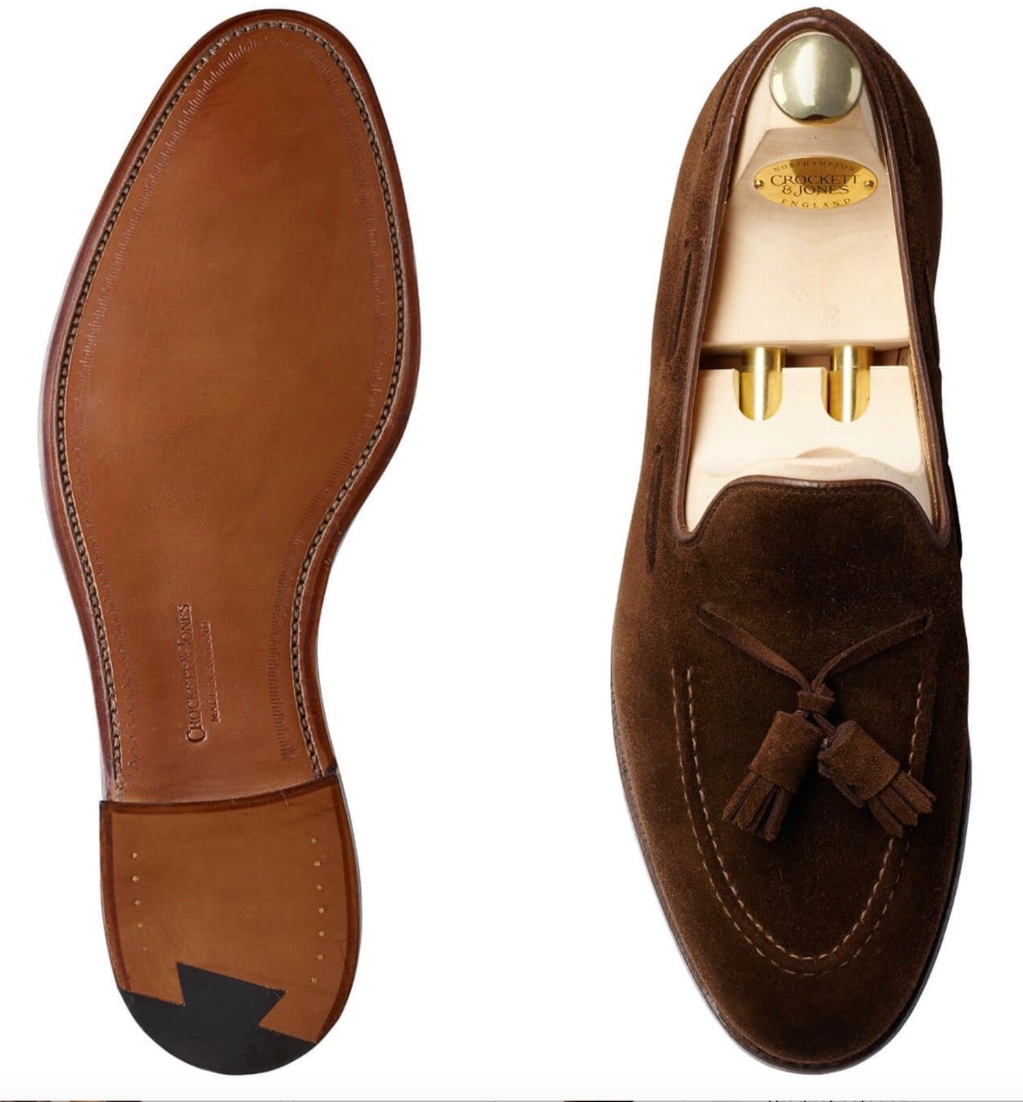 Crockett & Jones Cavendish (Dark Brown calf suede)