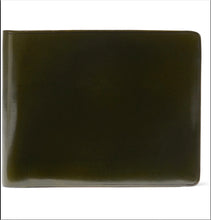 Load image into Gallery viewer, Il Bussetto Large Bi-fold Wallet (Pesto)
