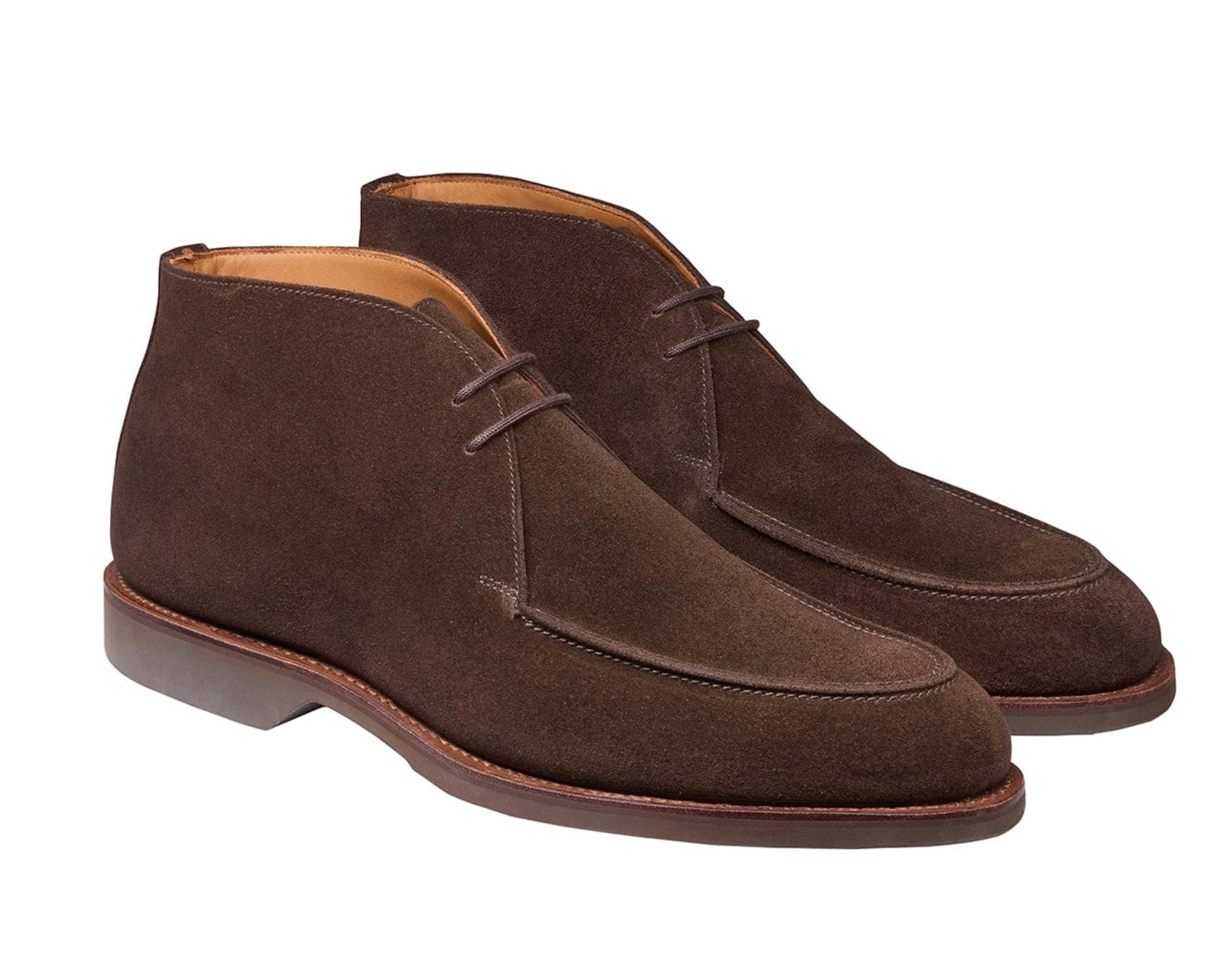 Crockett & Jones Bibury Boot, Dark Brown Suede