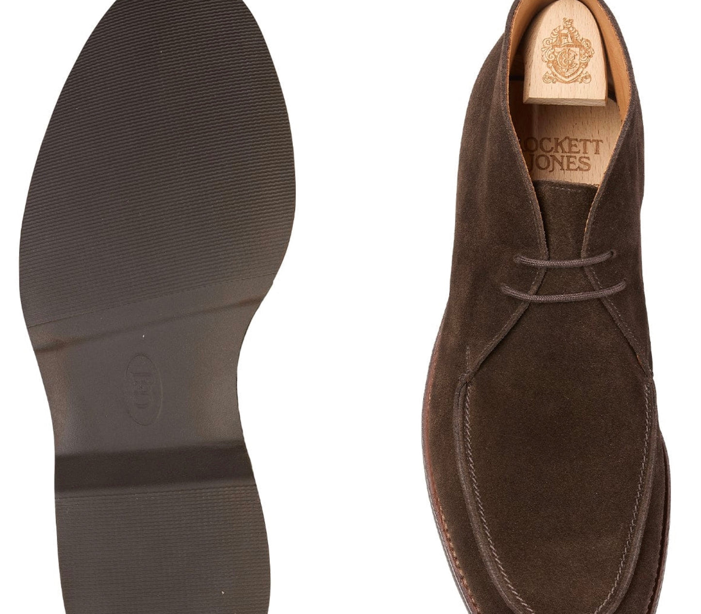 Crockett & Jones Bibury Boot, Dark Brown Suede