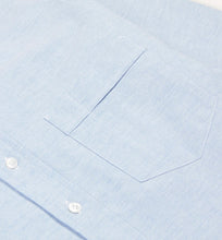 Load image into Gallery viewer, Drake&#39;s Blue Cotton Oxford Cloth Button-Down Shirt
