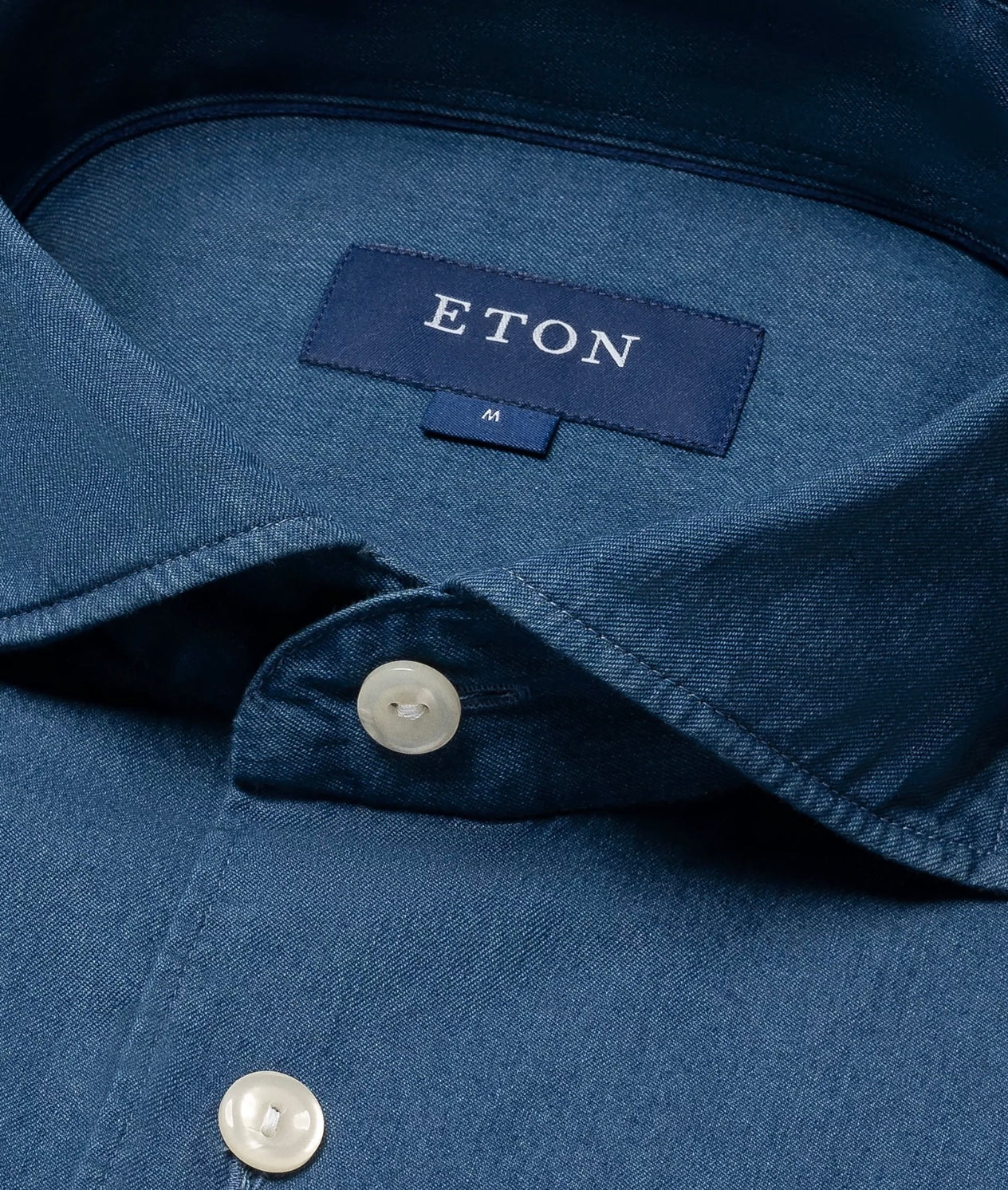 Eton Mid Blue Denim Shirt