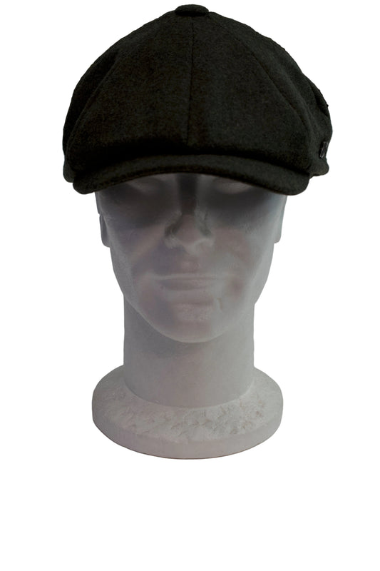 Failsworth Baker boy 8 panel Cap in Olive Green