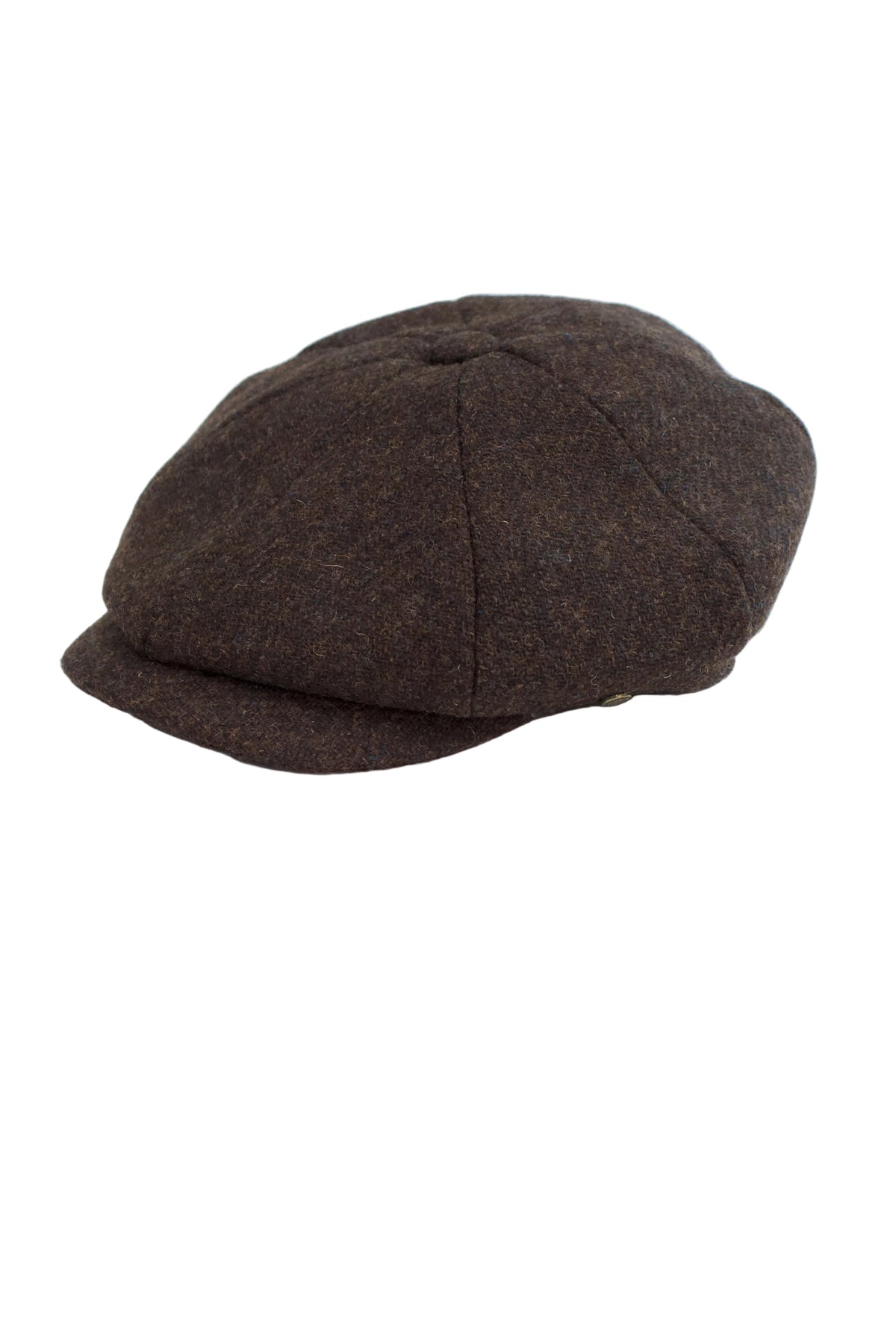 Failsworth Brown Harris Tweed Bakerboy Hat