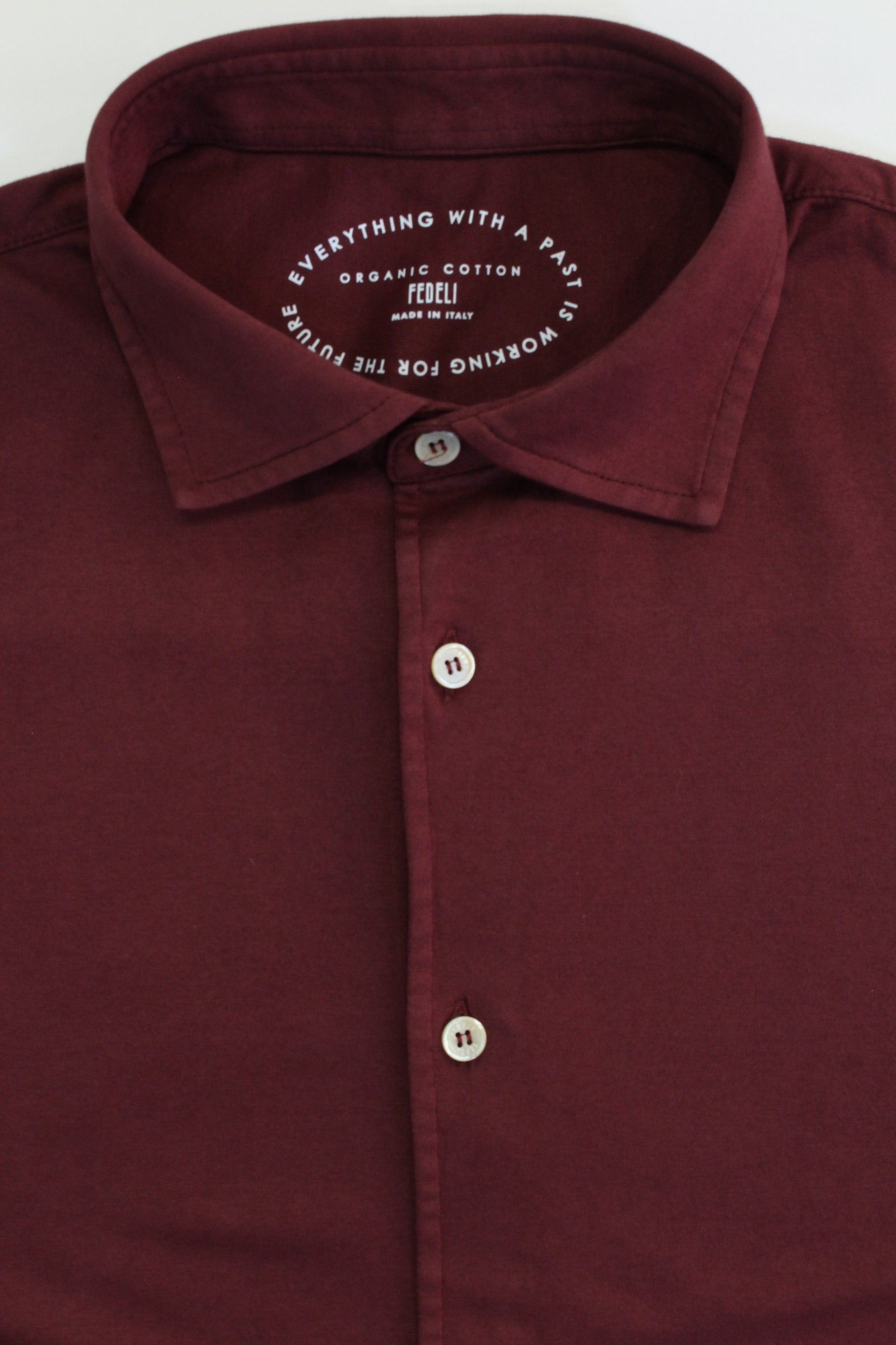 Fedeli 'Jason' Giza Cotton Jersey Shirt (Raspberry)