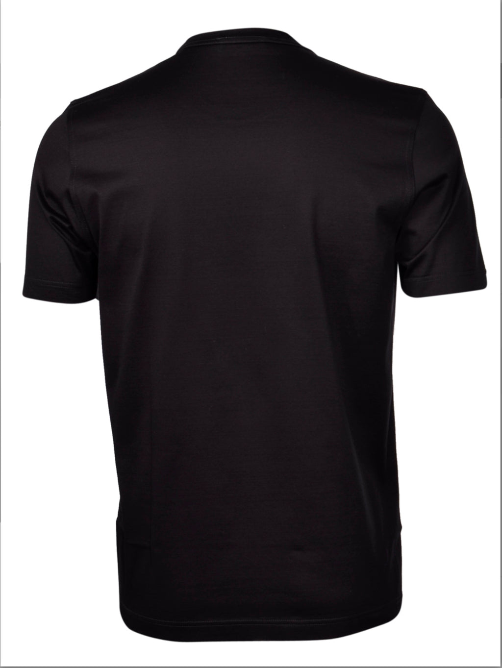 Gran Sasso Mercerised Cotton T Shirt, Black