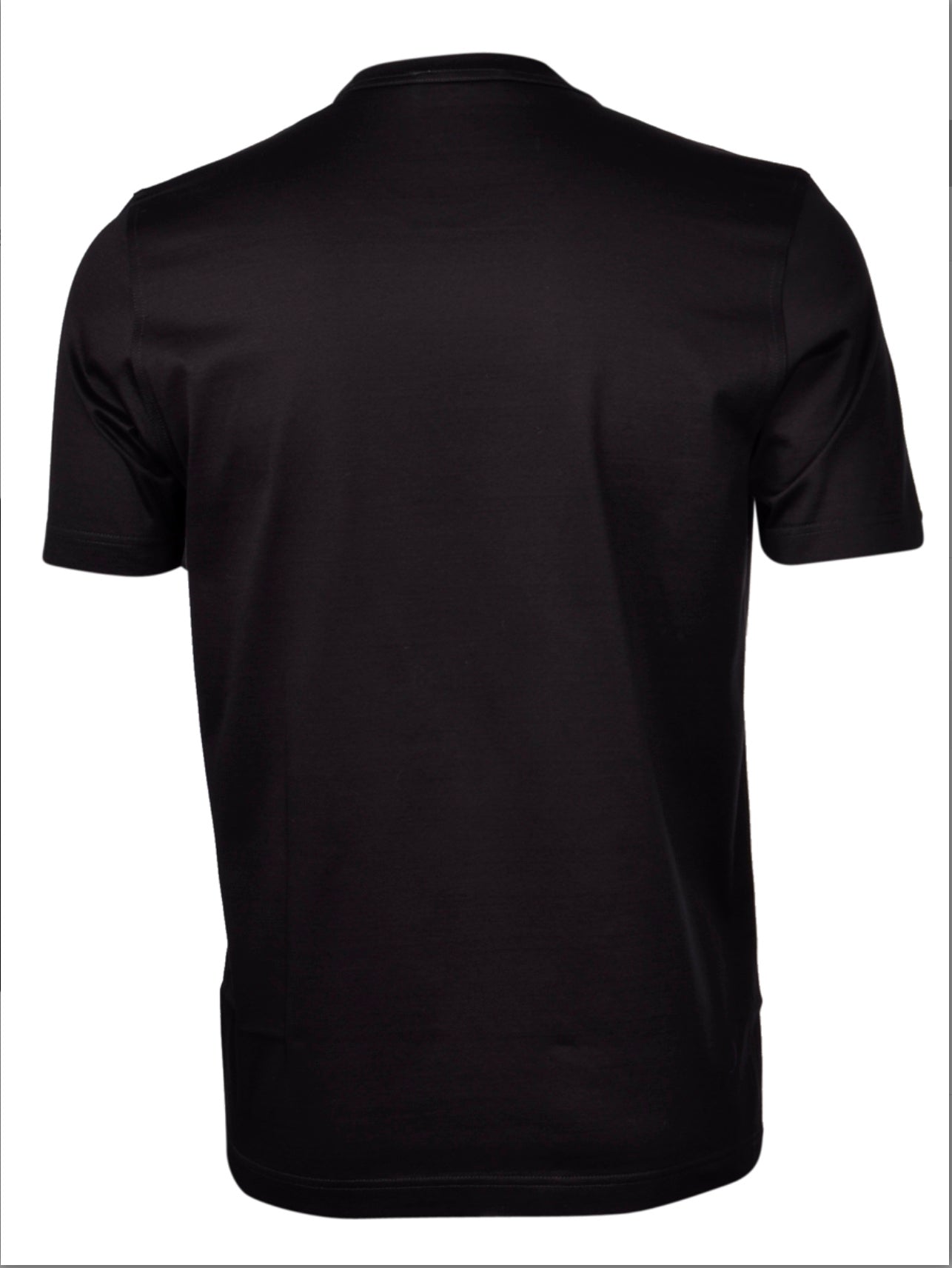 Gran Sasso Mercerised Cotton T Shirt, Black
