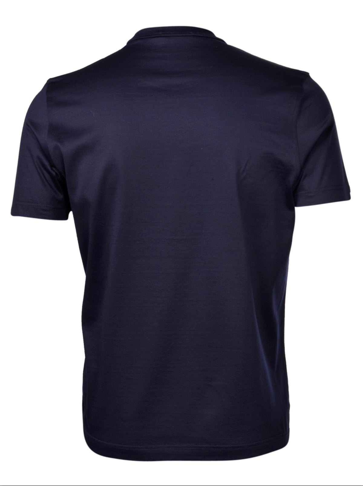 Gran Sasso Mercerised Cotton T Shirt, Navy Blue