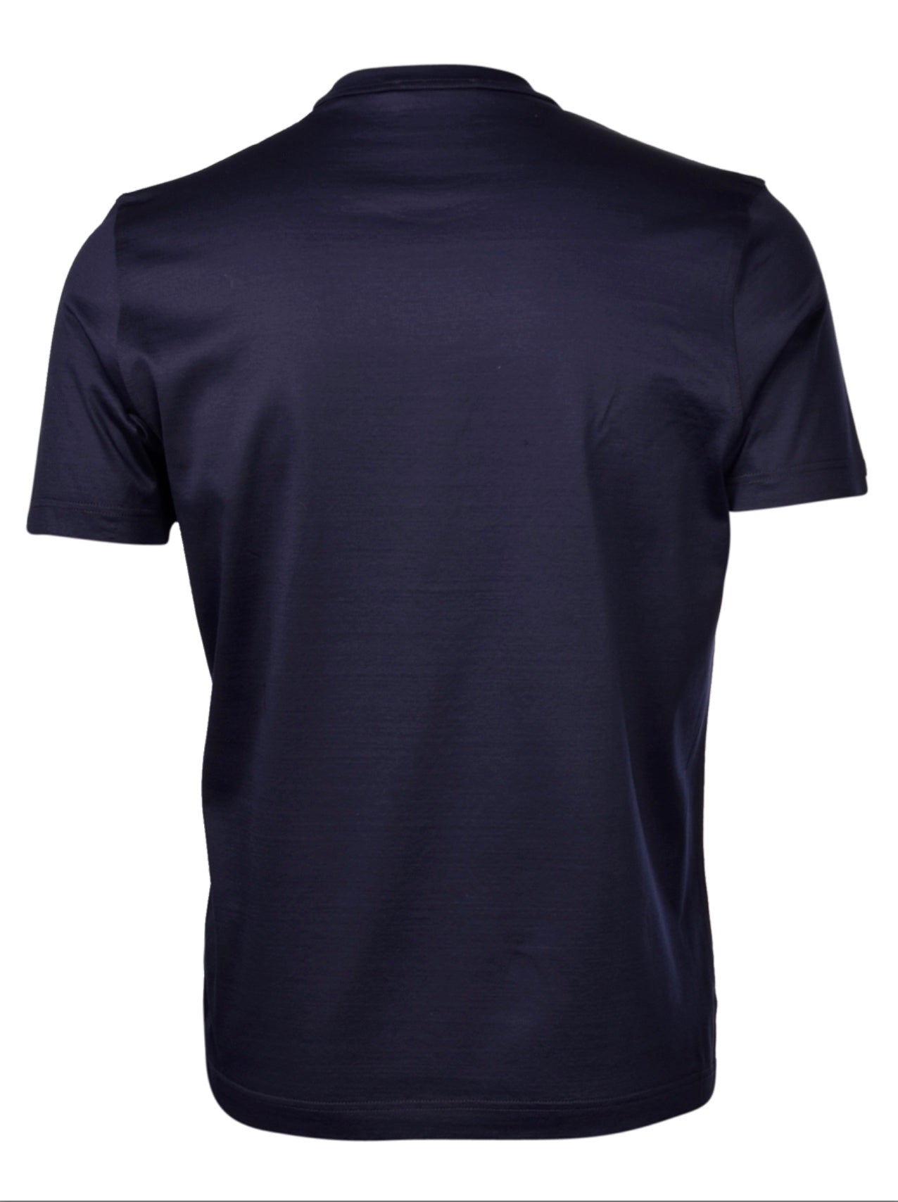 Gran Sasso Mercerised Cotton T Shirt, Navy Blue