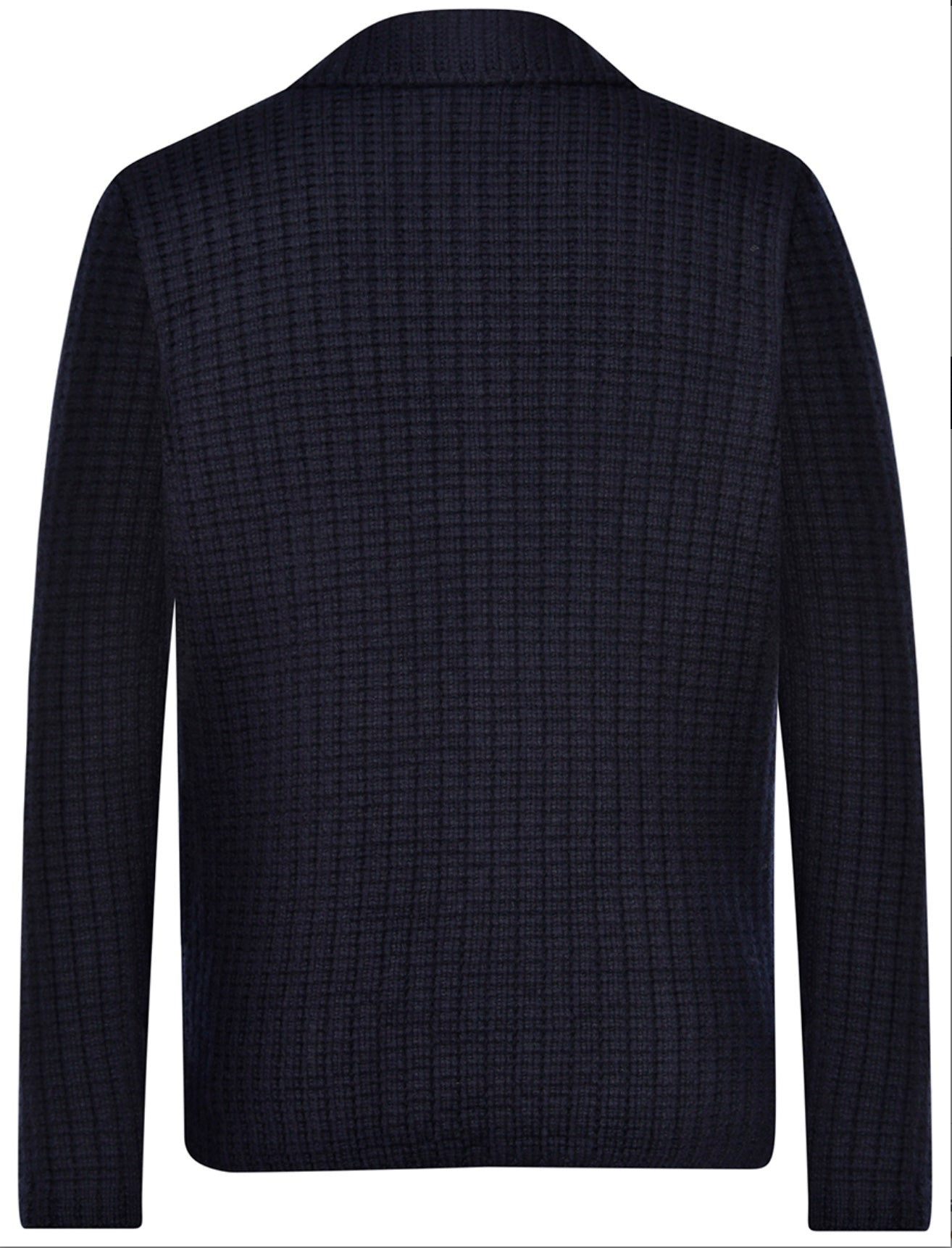 Gran Sasso Waffle Stitch Super Geelong Knitted Jacket