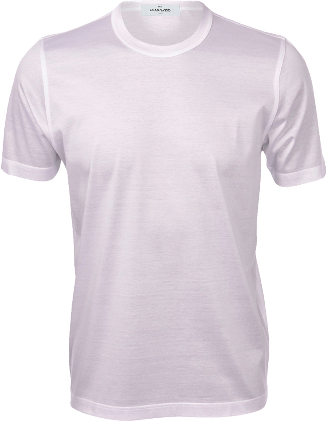 Gran Sasso Mercerised Cotton T Shirt, White