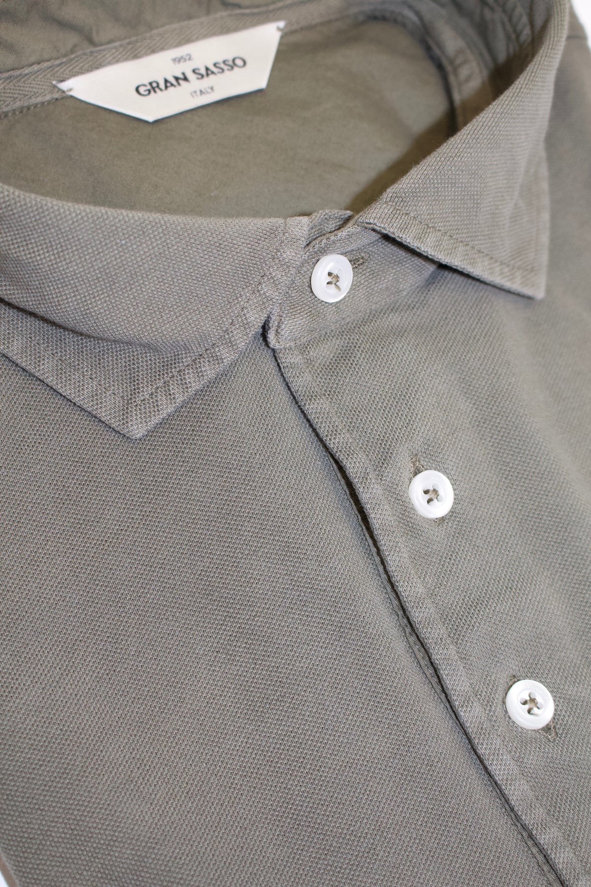 Gran Sasso Cotton Polo, Military5