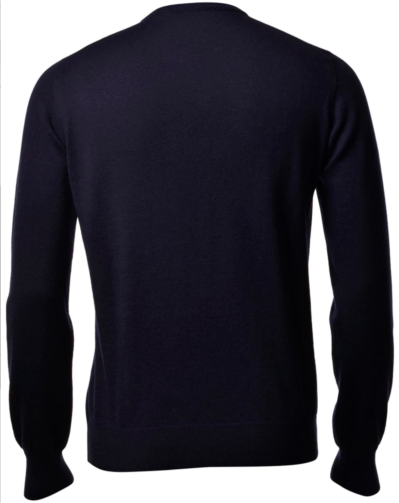 Gran Sasso Crew Neck Merino Knit Navy