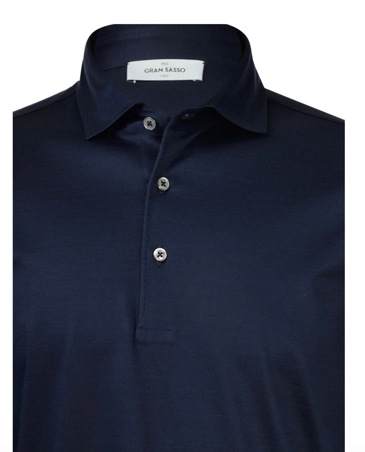 Gran Sasso Filo Scozia Polo , Navy