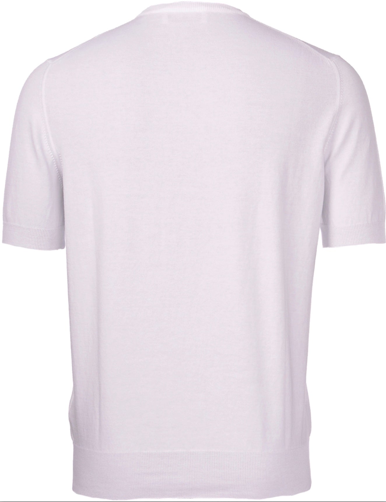 Gran Sasso Knitted Cotton Tshirt White  6