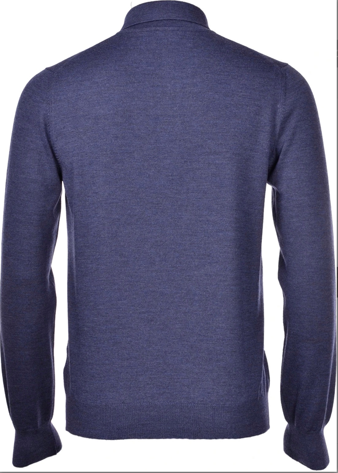 Gran Sasso Merino Polo Knit, Airforce Blue