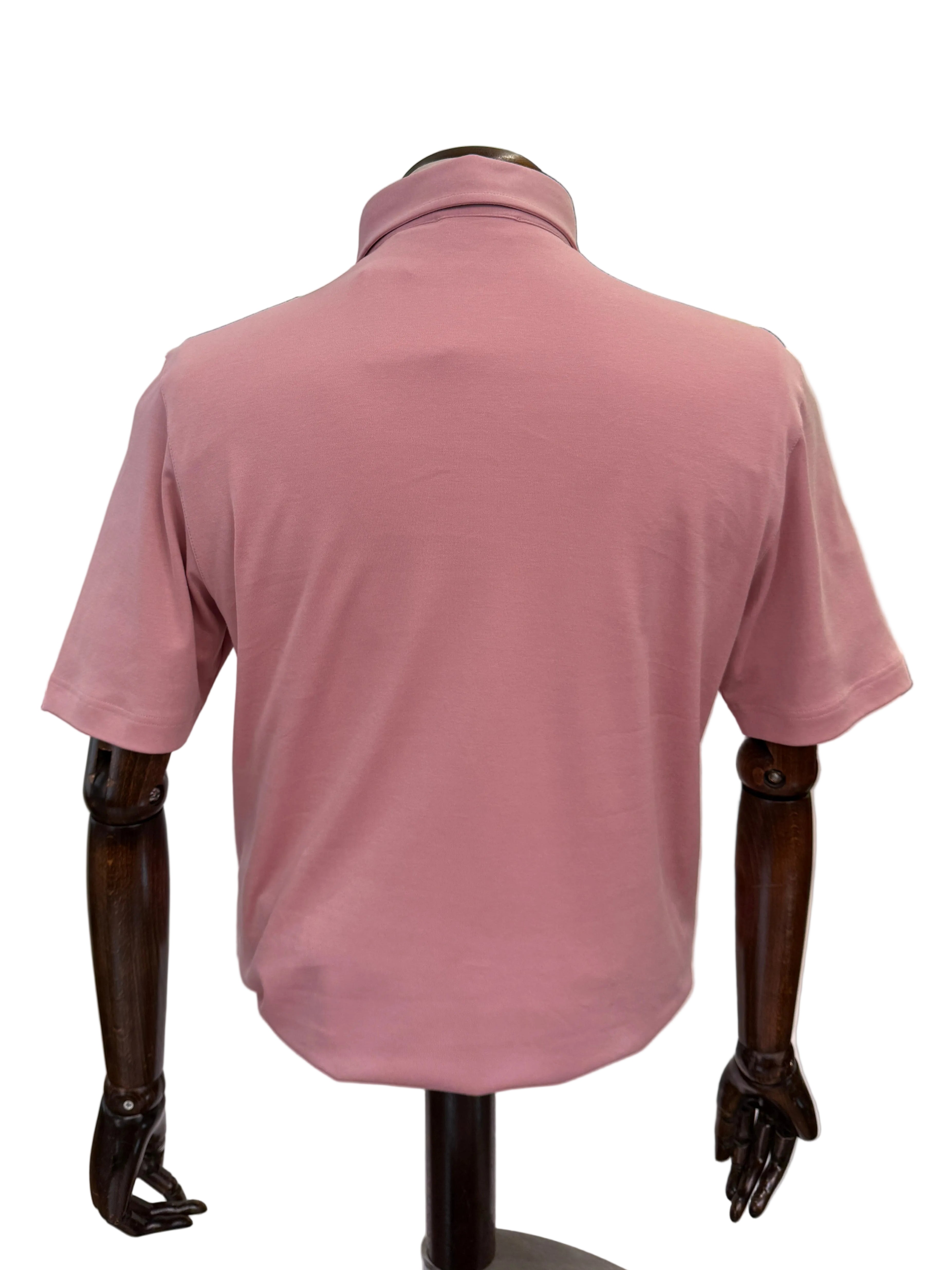 Gran Sasso Pink Cotton Jersey Polo Shirt55