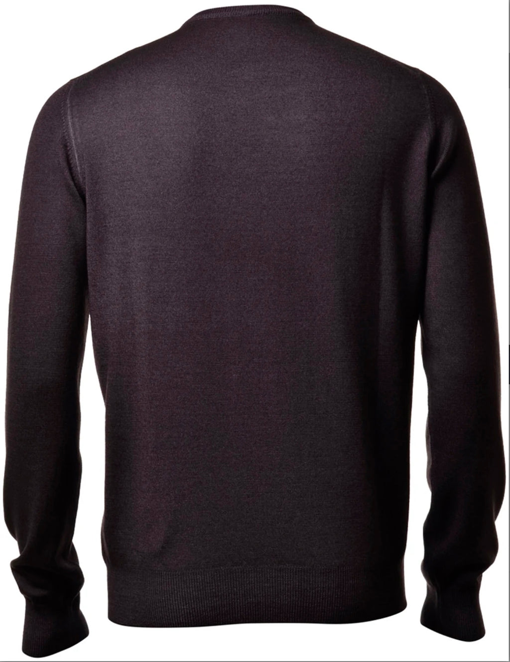 Gran Sasso Vintage Merino Cardigan Brown back