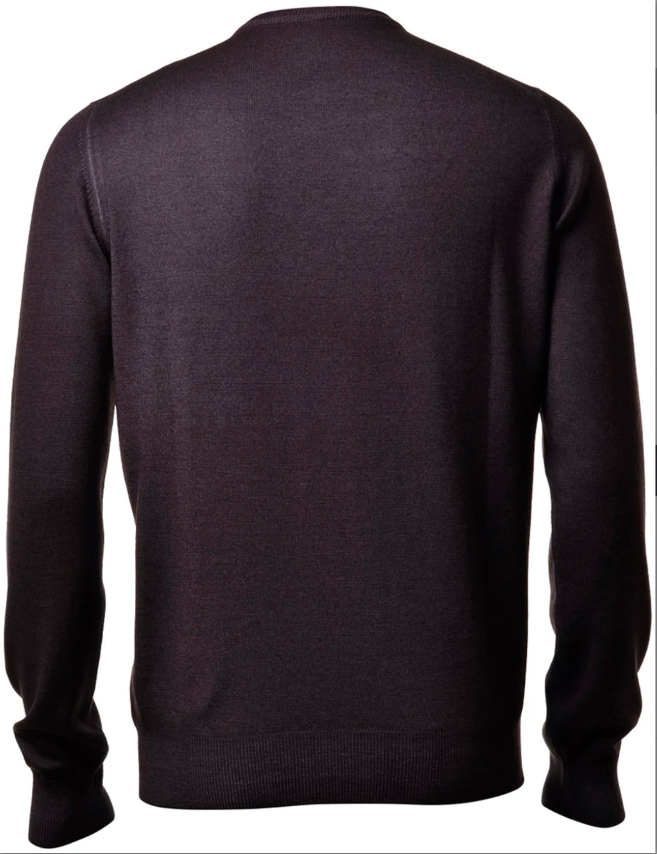Gran Sasso Vintage Merino Cardigan Brown back