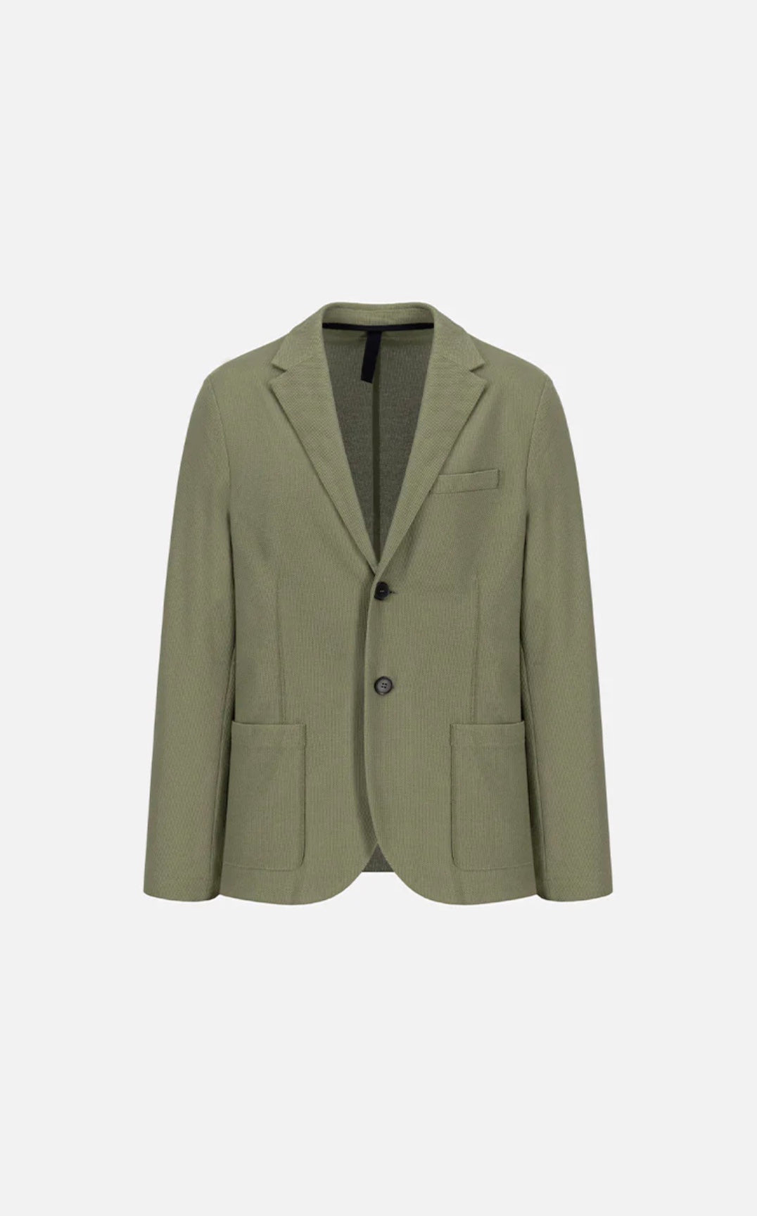 Harris Wharf Jacket in Honeycomb Loro Piana Fabric (Sage Green)