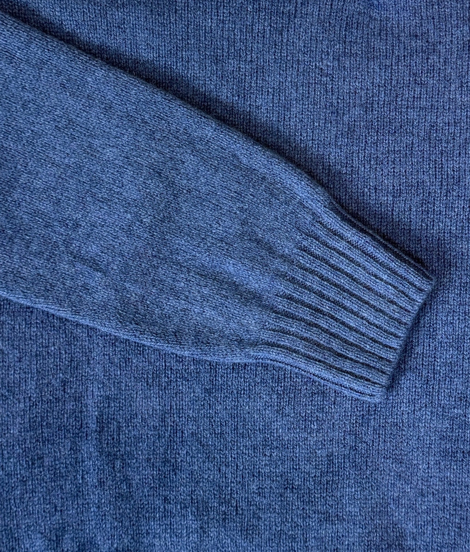 Harley Super Soft Polo Knit Sweater, Denim Blue