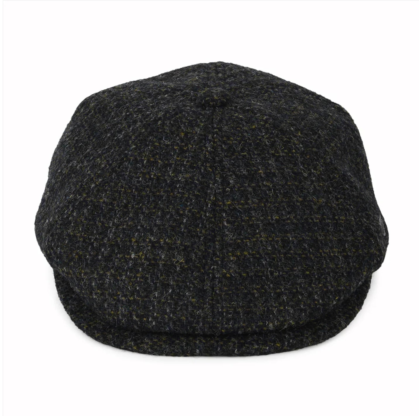 Harris Tweed 'Hudson' Newsboy Cap, Olive check