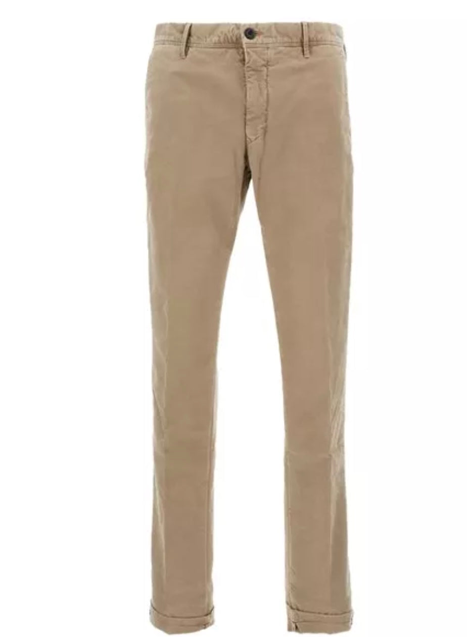 Incotex 'Slacks' Slim Fit Cotton Twill Chino,Tan