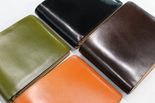 Load image into Gallery viewer, Il Bussetto Large Bi-fold Wallet (Pesto)
