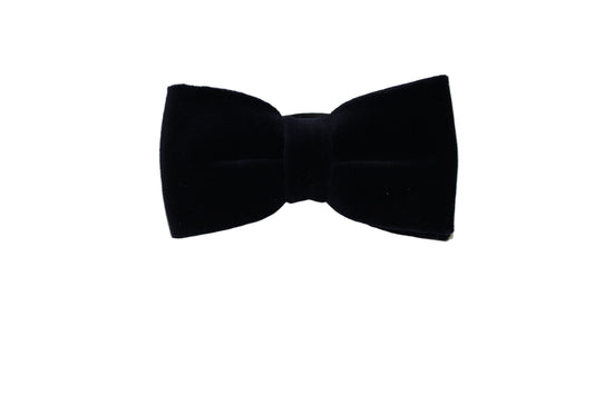 Velvet Bow Tie (Navy) Pre-Tied