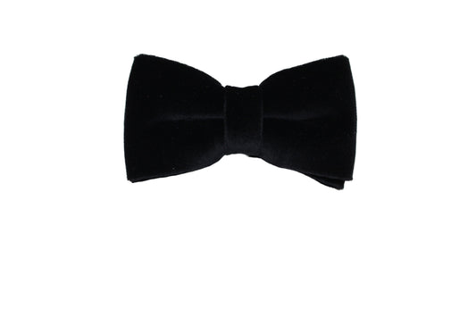 Velvet Bow Tie (Black)