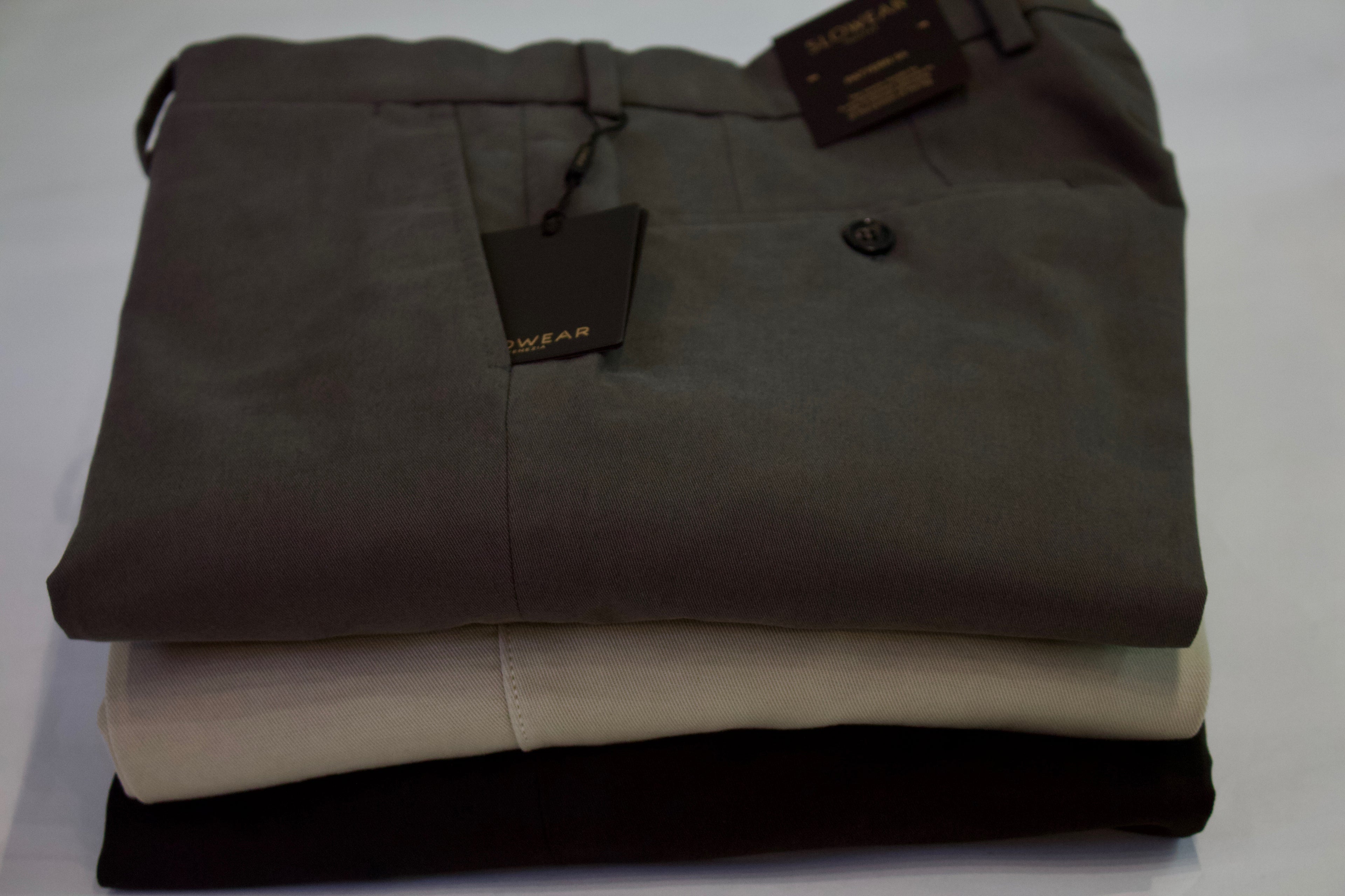 Incotex 'Venezia 1951' Tapered Cotton Trousers, Dove Grey
