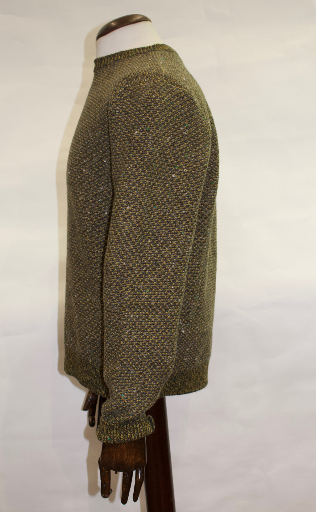 Inis Meain Breidin Cashmere Sweater (Khaki Mix)