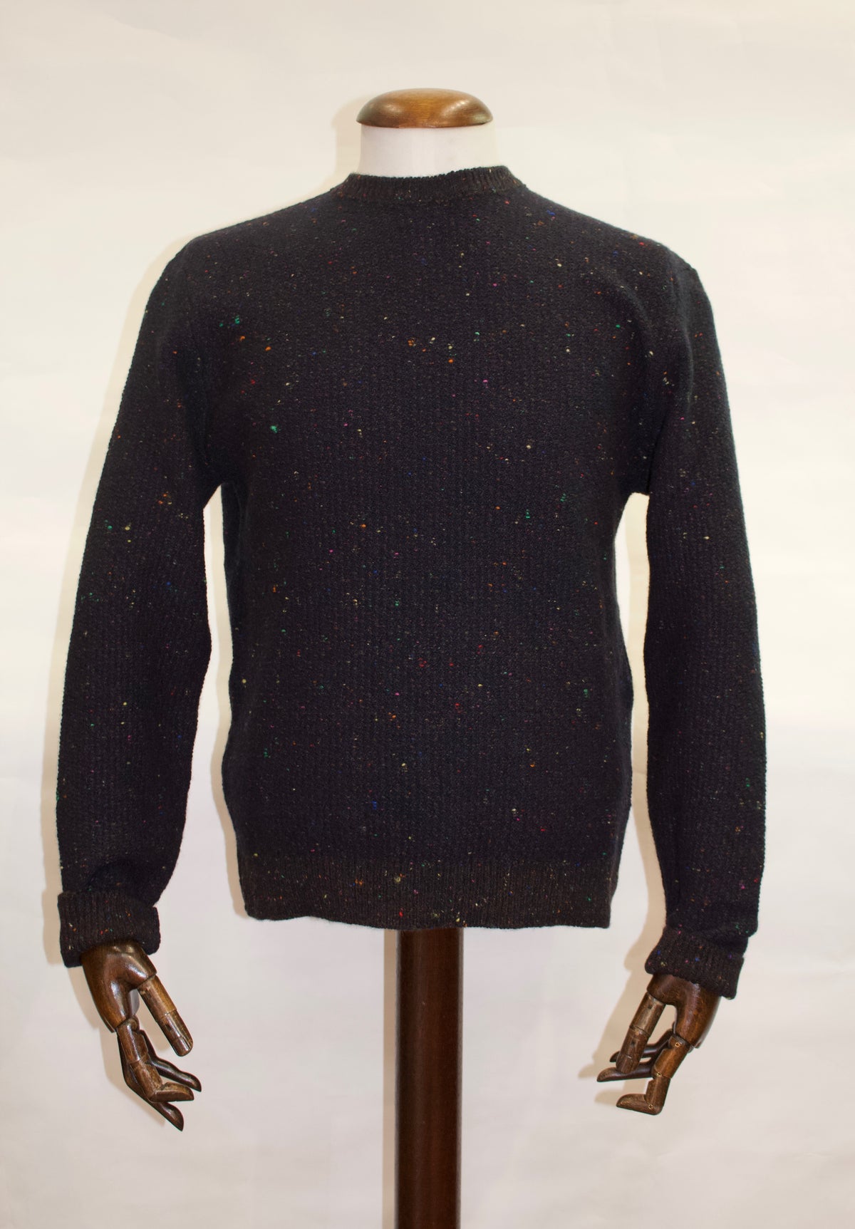 Inis Meain Breidin Cashmere Sweater (Navy Mix)