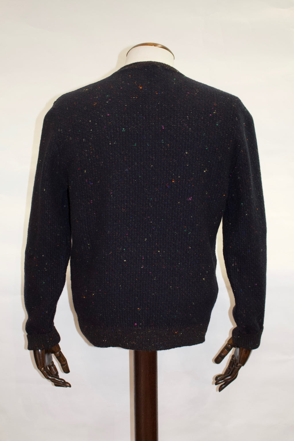 Inis Meain Breidin Cashmere Sweater (Navy Mix)
